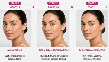 Cé chomh fada agus a mhaireann Torthaí RF Microneedling